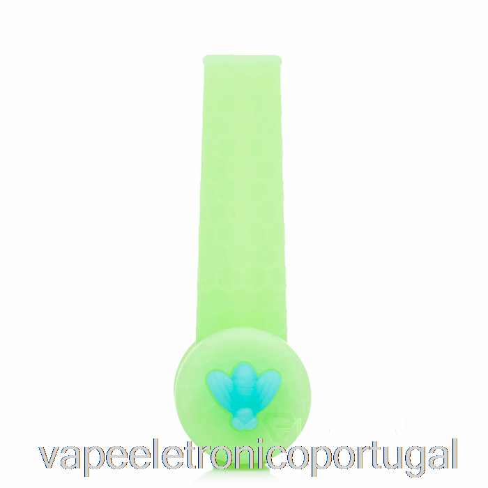 Vape Eletronico Stratus Trio Silicone Pipe Uv Slime (uv Blue Bee/uv Green)